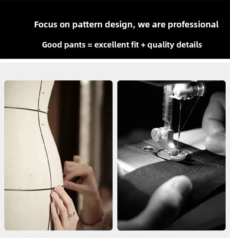 New Trousers Design Small Feet Elastic Slim Jeans High-end Casual Pants New Korean Work Original Paint Printing Trousers Man