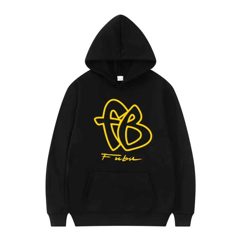 Autumn and Winter Fubu Fb Hoodie, High-quality Men's Hoodie, Fashionable Unisex Streetwear, Men's Casual Pullover