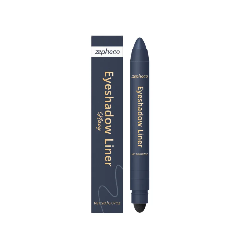 2 In1 Eyeshadow Liner Pen Matte Black Brown Waterproof Natural Long Lasting Silky Smooth Color-Rendering Professional Eye Makeup