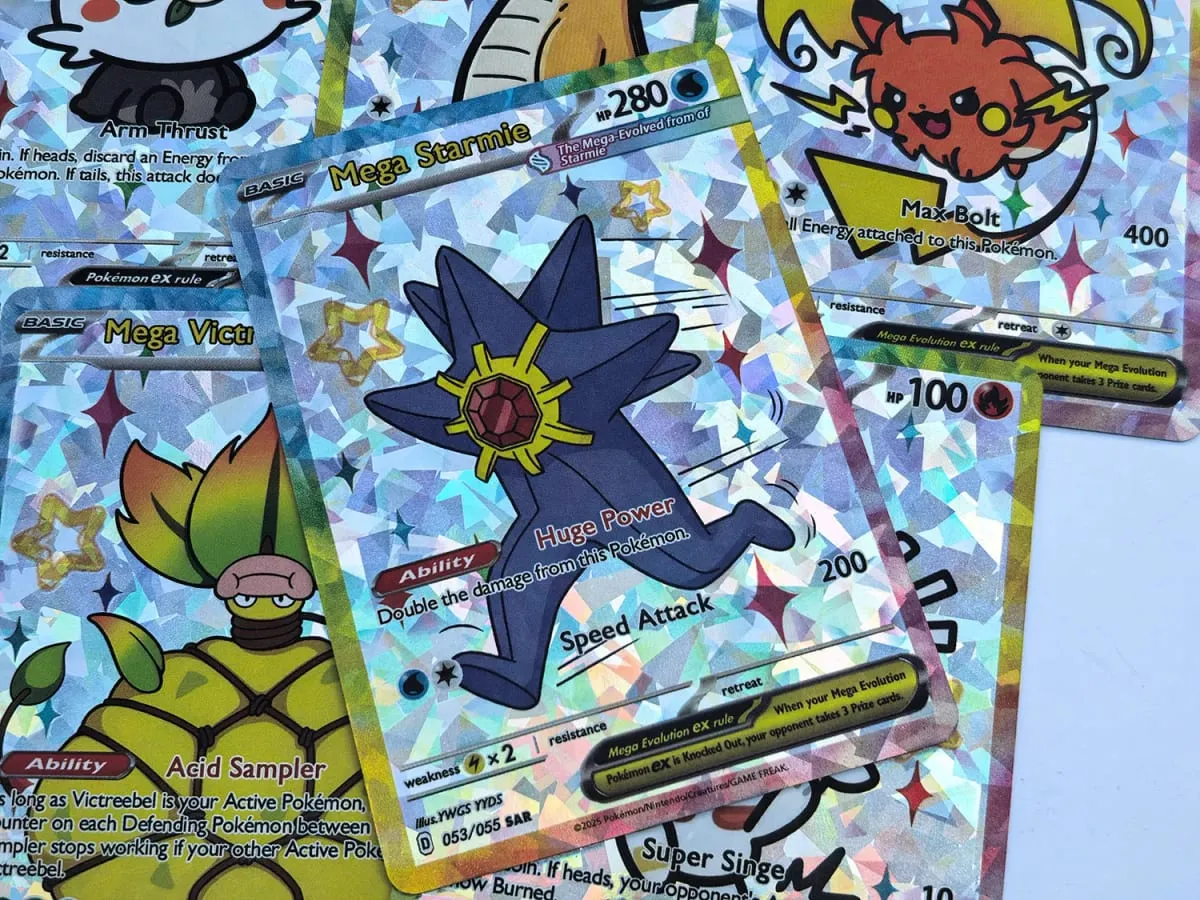 Γυαλιστερή 55 τεμ. Χαριτωμένη κάρτα DIY Pokemon Ολογραφική Έκδοση Anime Κλασική Συλλογή Κάρτες Gengar Charizard