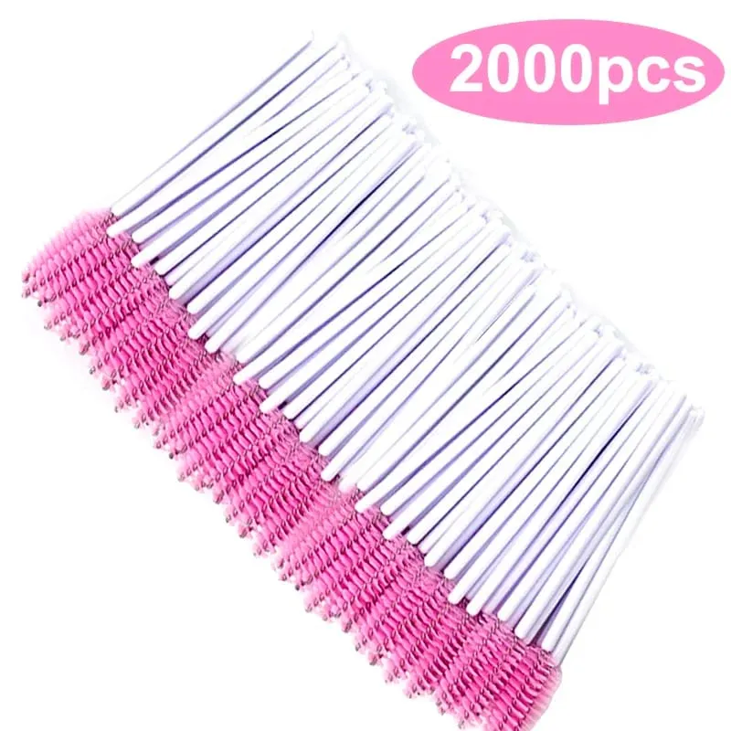 Wholesale 50/1000/2000pcs Spoolies Brush Mascara Wands Wholesale Eyebrow Lash Cleaning Brushes Applicator Makeup Tools Eyelash — image 6