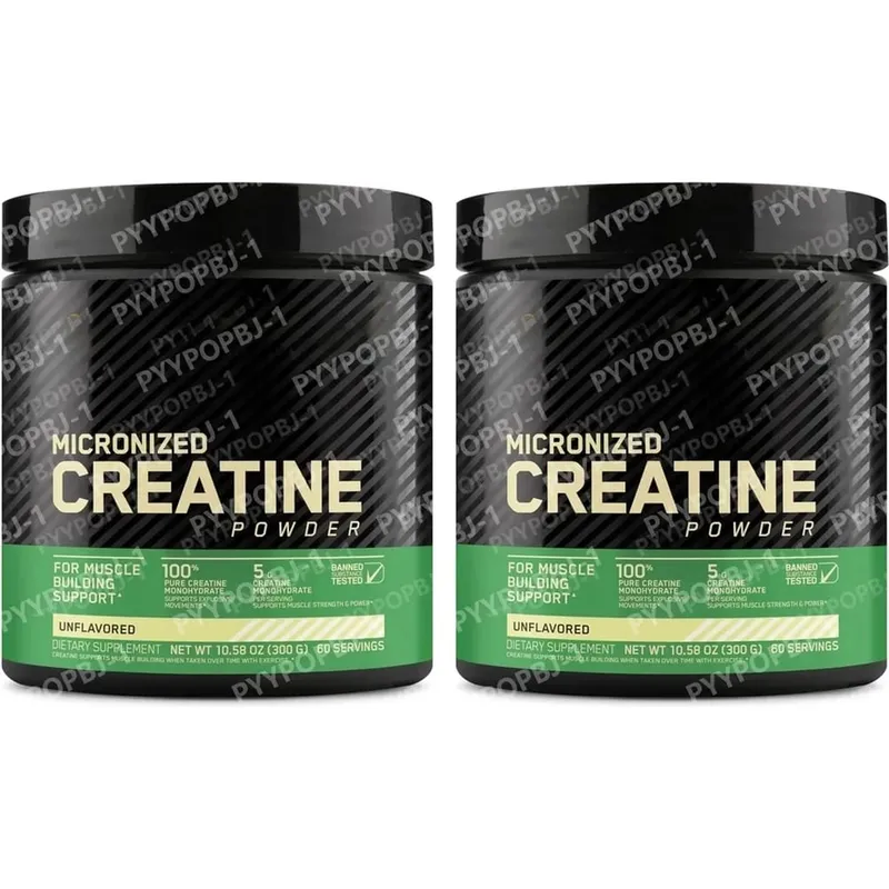 Micronized Creatine Monohydrate Pure & Unflavored Powder for Muscle Building Strength Power & Recovery Support Adults 300g