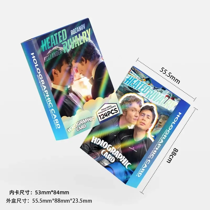 124pcs Heated RIVALRY Photocards Stickers Kpop Merch Lomo Cards Set Fans Collection Cards Gifts
