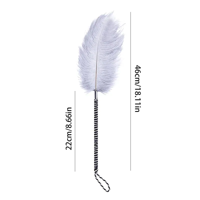 Clitoris Tickle Feather Erotic Whip Spanking Adult Sex Toys For Women Product Teasering Nipple Erotic Accessory▪