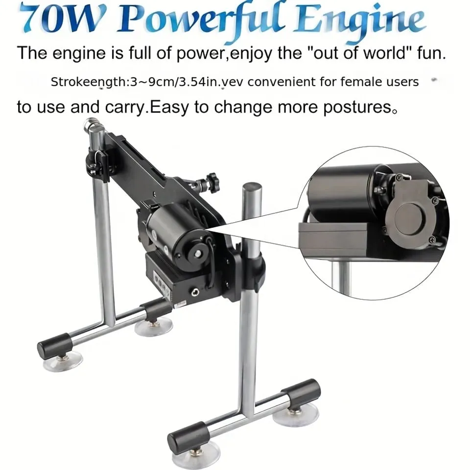 70w-Wired Wireless Sex Machine Turbo Gear Power Love Machine for Women Man Adults Masturbation Toys Anti rotation machine