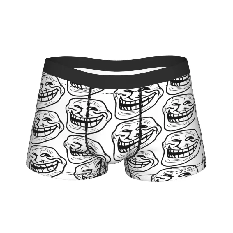 怒りコミック Trollfac トランクおかしいアニメポーチ下着ホット販売パターンボクサーブリーフ快適な男性パンツプラスサイズ
