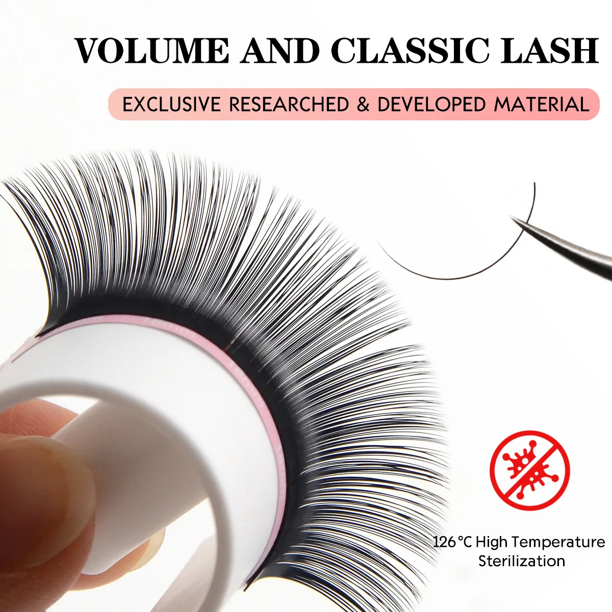 Qeelasee Professional Mink Individual False Eyelash Extensions Maquiagem Cilios Volume Fan Eye Lashes Wholesale Supplies
