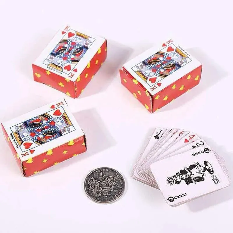 5PCS Mini Poker Playing Cards Festival Party Board Games For Teens Adults Travel Fun Juegos De Mesa Divertidos Para La Familia