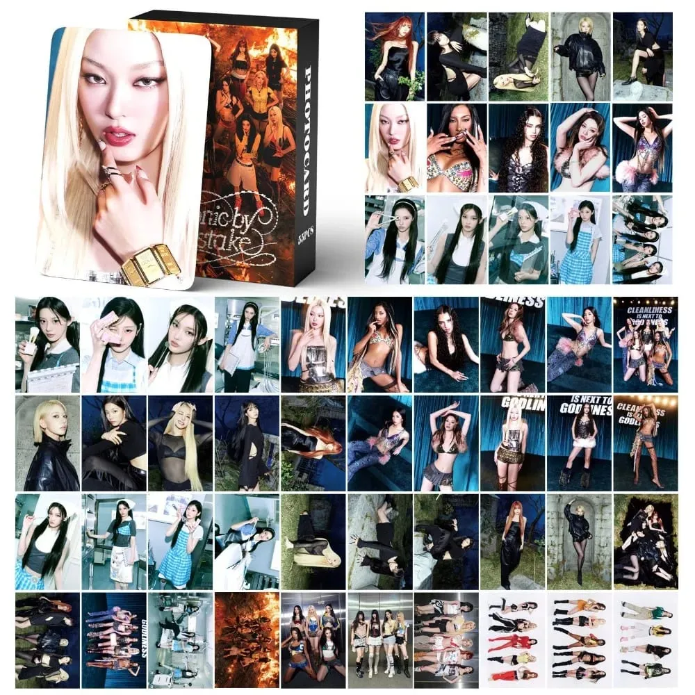 55/127pcs Kpop Idol KATSEYE WILD New Album BEAUTIFULCHAOS Lomo Cards DANIELA HD Printd Photocards Stickers MANON MEGAN Fans Gift