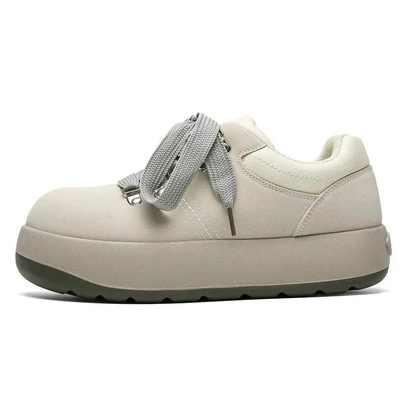 Högkvalitativa Chunky Sneakers för män Skateskor Överdimensionerade tå Fritidssneakers Bekväma plattformsskor Skor för studenter