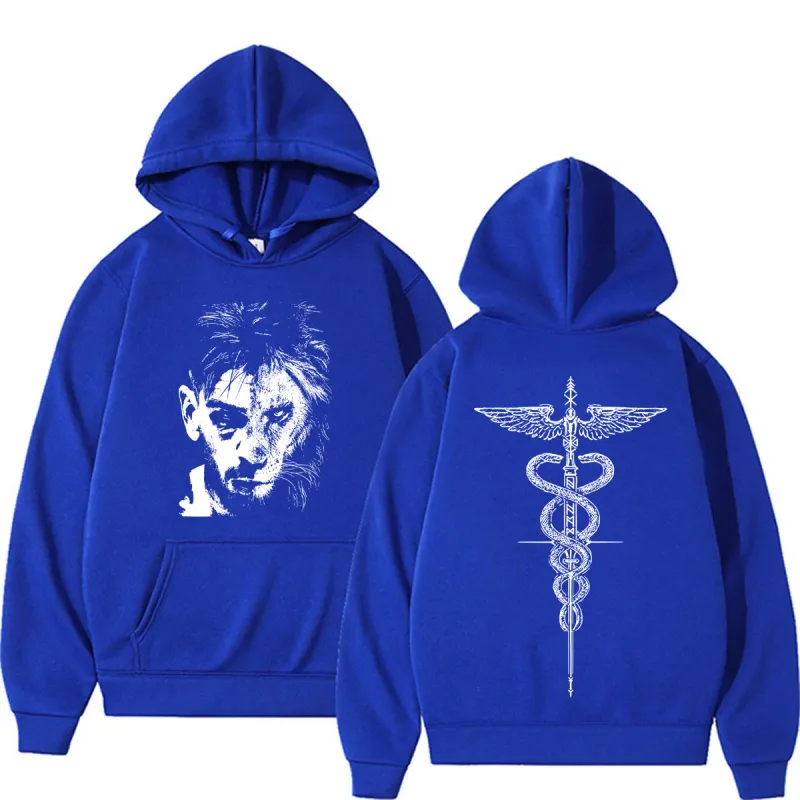 El Matador Ilia Topuria Tattoo Graphic Hoodies Men Women Harajuku Classic Gothic Sweatshirt Casual High Quality Oversized Hoodie