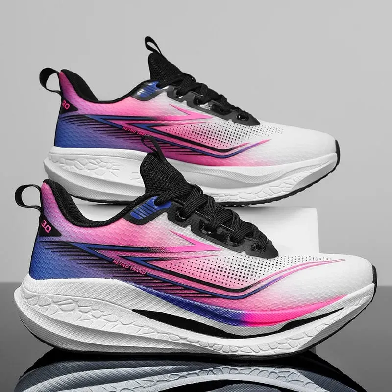 Running Shoes Men Carbon Board Speciality Marathon Men's Sports Breathabe Sneakers Comfortable Athletic Nonskid Shoes For Women