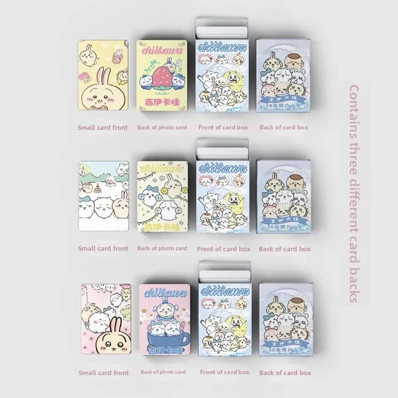 50Pcs/Set jiyi Lomo Cards 57x86mm Photocard Set Cute Laser Postcards Collectible Card for Fans Scrapbook Decoration Supplies