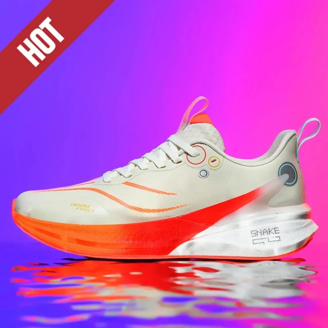 Men Marathon Carbon Plate Air Cushion Running Shoes Breathable Lightweight Outdoor Athletic Racing Training Sports Sneakers