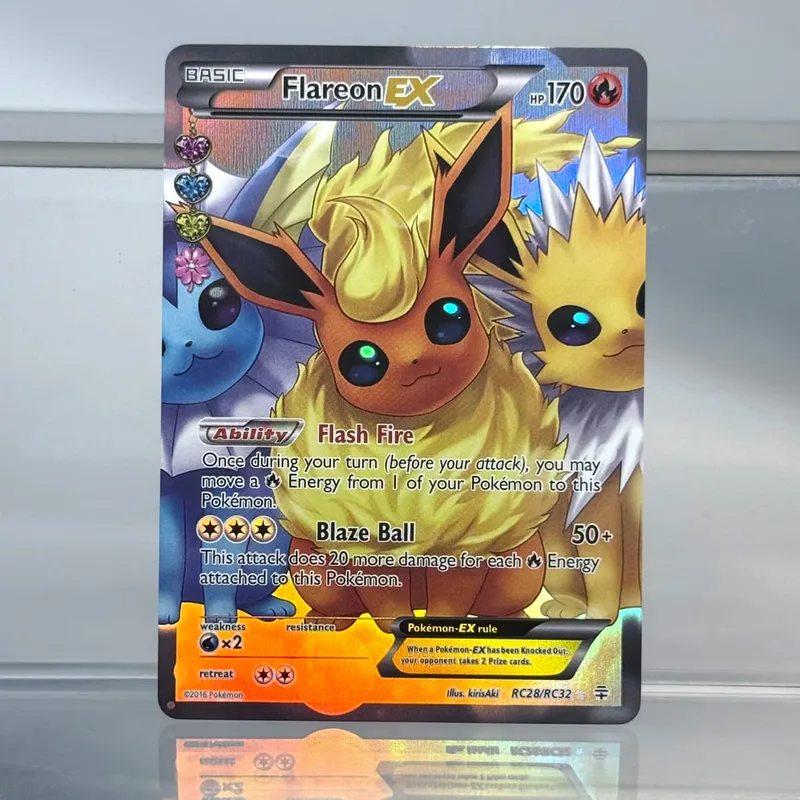 Holographic Game Trading Collection PTCG Proxy Cards Charmander (SV) Pikachu Flareon EX Single PKM Foil Card Venusaur EX