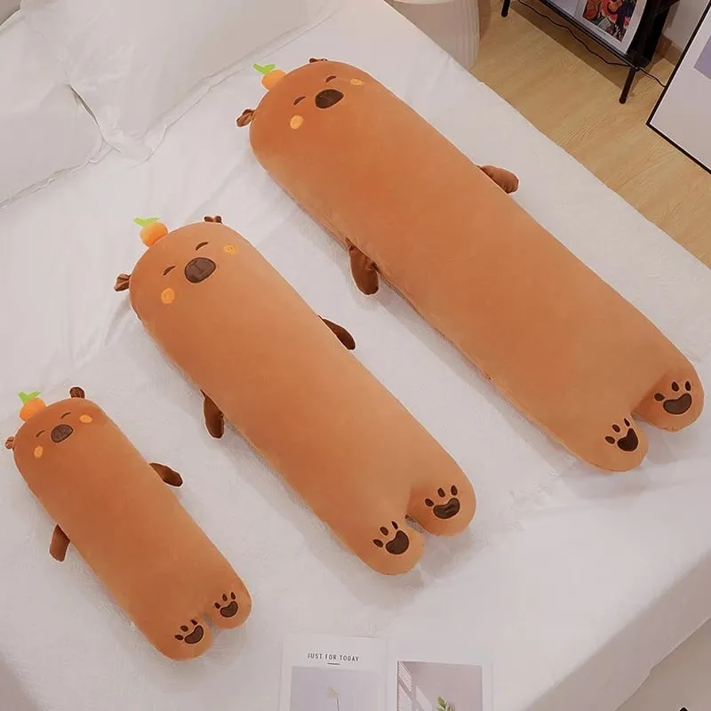 70cm Capybara Decorative Pillow Comfortable Cute Style Cushion Soft Sofa Bed Living Room Hug Pillow For Home Decoration