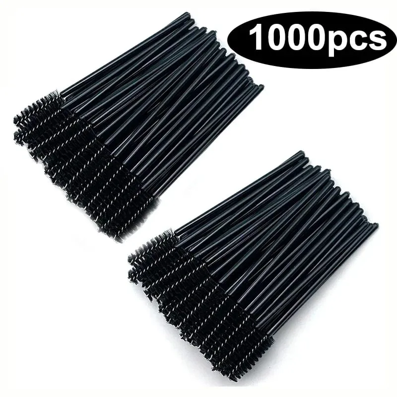 Wholesale 50/1000/2000pcs Spoolies Brush Mascara Wands Wholesale Eyebrow Lash Cleaning Brushes Applicator Makeup Tools Eyelash — image 14