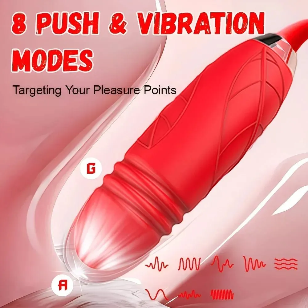 Powerful Rose Sucking Vibrator for Women G-Spot Licking Clitoris Stimulation Female Sucker Vagina Nipple Massager Adult Sex Toys
