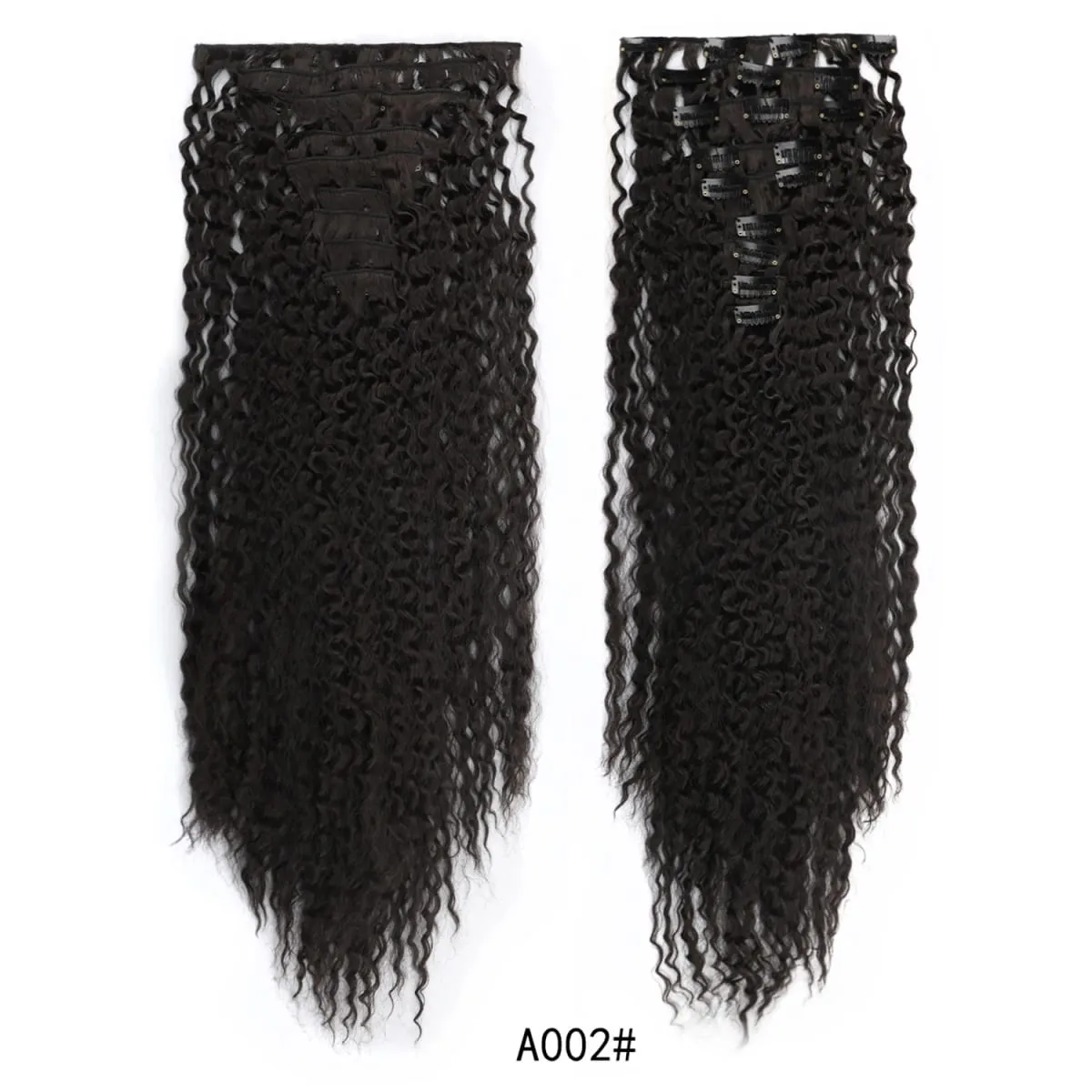 Synthetic Long Loose Curly Hair Extensions 9pcs/set Clip-in Hair Increase Hair Volume Daily Use