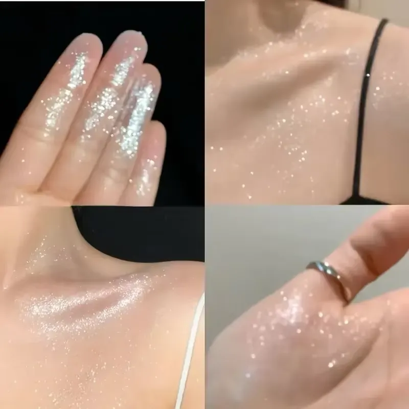 Long-Lasting Glitter Eyeshadow - Radiant High Shine Finish Instant Highlighting Effect Sparkling Powder Eye Makeup for Parties