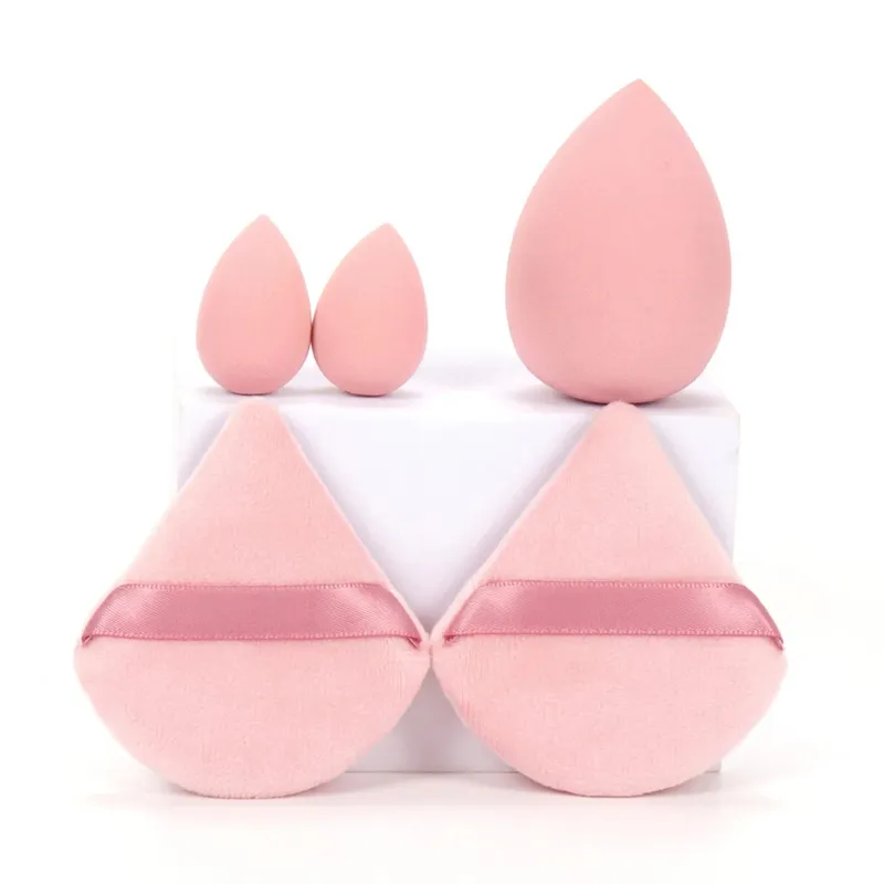 5-teiliges professionelles Make-up-Schwamm-Set – weiche, sanfte Mehrzweck-Werkzeuge für das perfekte Auftragen von Grundierungspuder und Rouge