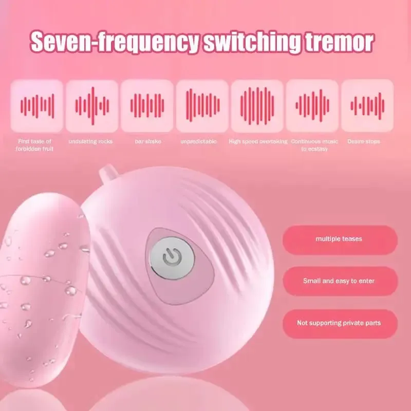 Vibrator til kvinder sexlegetøj til kvinder onanerer 7 hastigheder batteri Vandtæt lille skal G-punkt massager Vibrerende æg