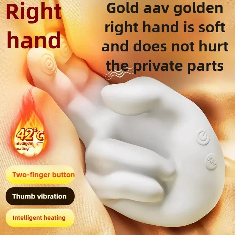 Simulated Right handed G spot Vagina Clit Massager Vibrating dildo Heated Insertable Vagina Masturbators Adult Sex Toy for Women