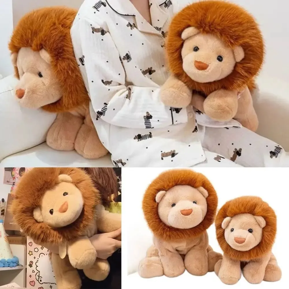 New Design Soft Lion Animal Pillow Emotional Support Cute 15.8inch