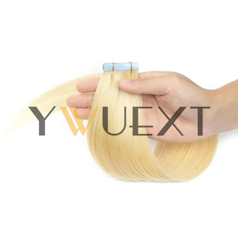 30g Real Human Hair Tape in Extensions 12''-24'' Natural Straight Seamless Tape Hair On Double Sided Tape 20pcs for Women