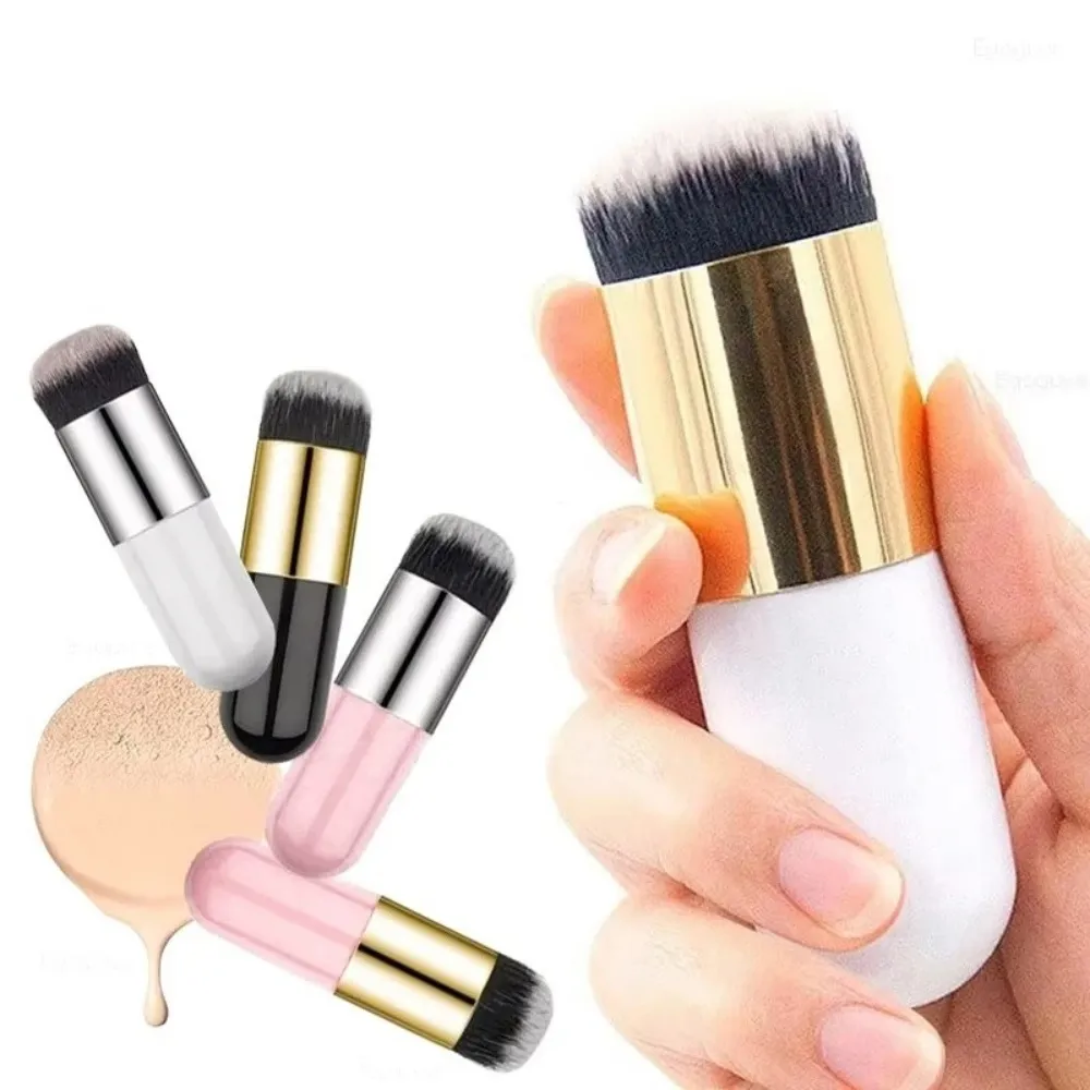 Professional Flat Cream Makeup Brushes Face Cheek Contour Blusher Foundation Brush Traceless Flawless Application Makeup Tools