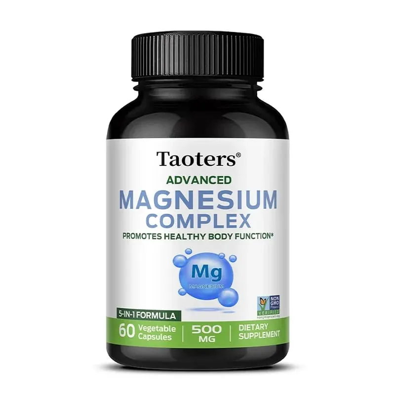 Magnesium Complex - Bone Muscle & Heart Health Supplement Sleep Support Muscle Relaxation Stress & Anxiety Relief