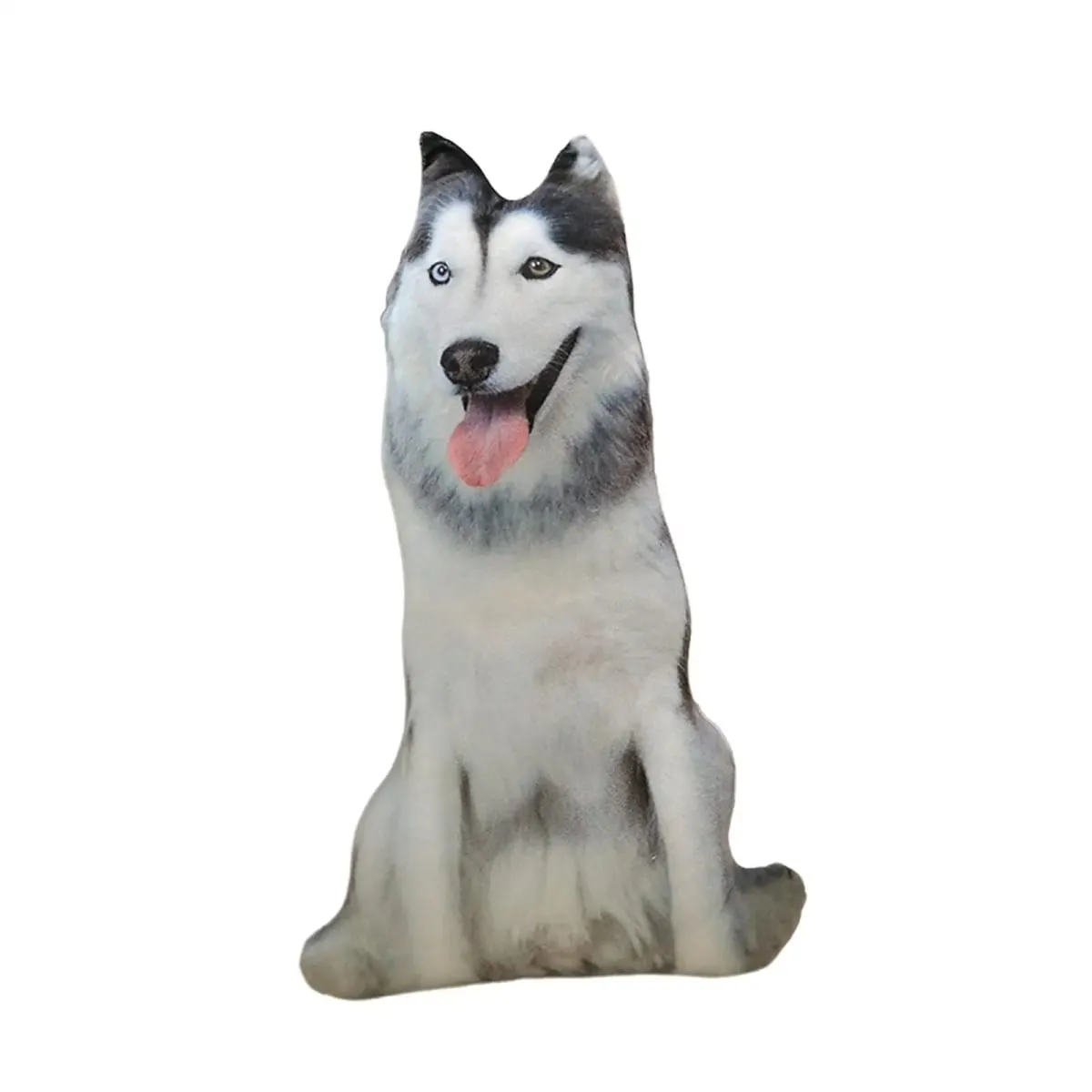 3D Dog Throw Pillow Animal Throw Cushion Pillow for Sofa Bed Office