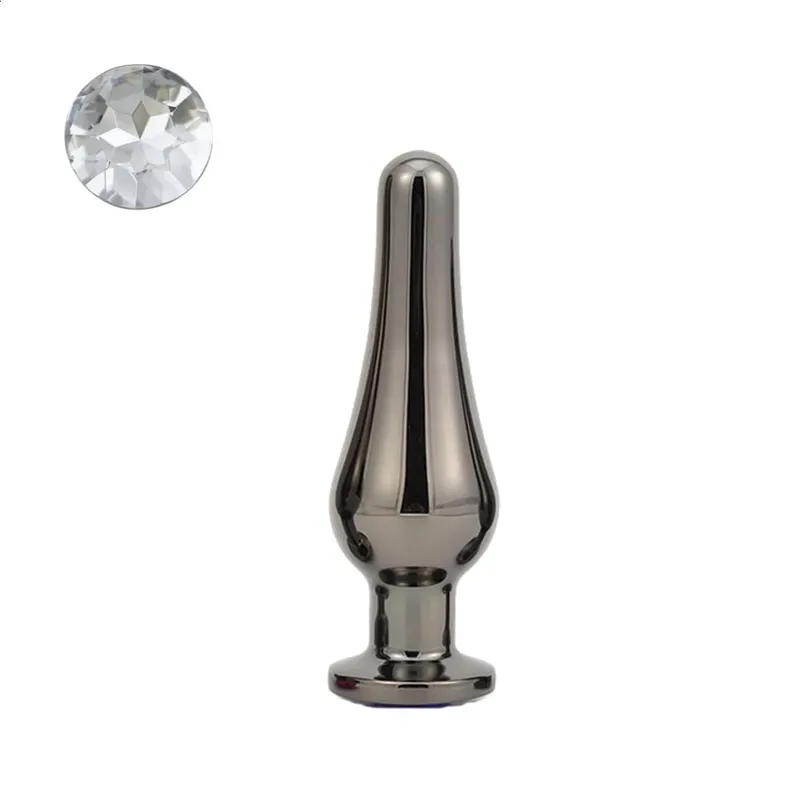 Gun Farbe Edelstahl Anal Plug Dildo Sex Spielzeug Produkte 3 Größen Butt Plug Für Frauen Sex Erwachsene Spiel Prostata massager — image 9