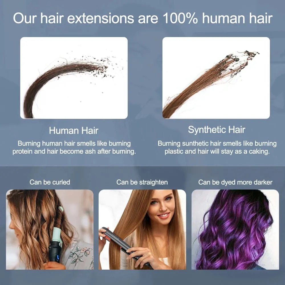 Invisible Remy Straight Tape in Human Hair Extensions 20Pcs Omber Blonde Tape in Human Hair Extensions Skin Weft Natural Hair