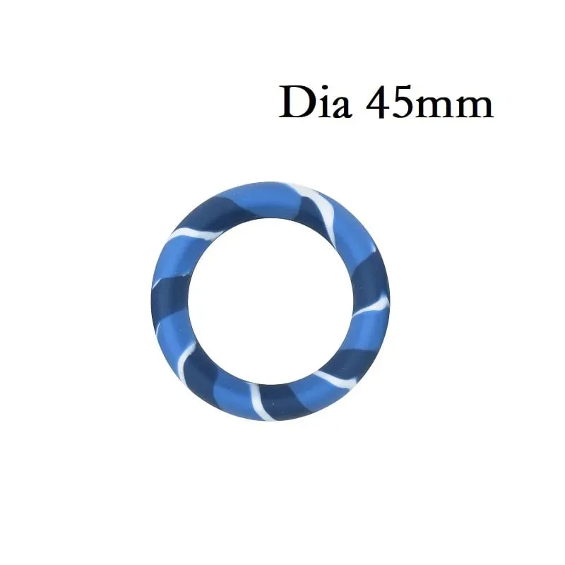 Small Large Silicone Penis Cock Ring Lock Set Delay Time Ejaculation Male Penis Ring Ball Stretcher Bondage Slave Sex Toy Man