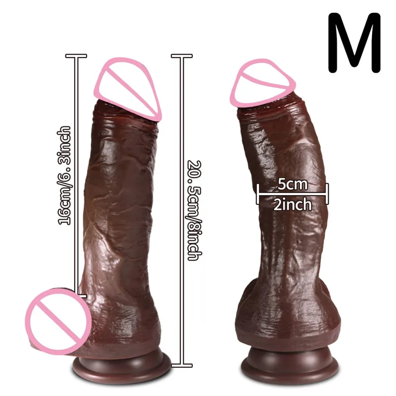 Realistic Dildo with Suction Cup Huge Dildos Adult Sex Toys for Woman Men Fake Dick Big Penis Anal Butt Plug Erotic Sex Shop 18+