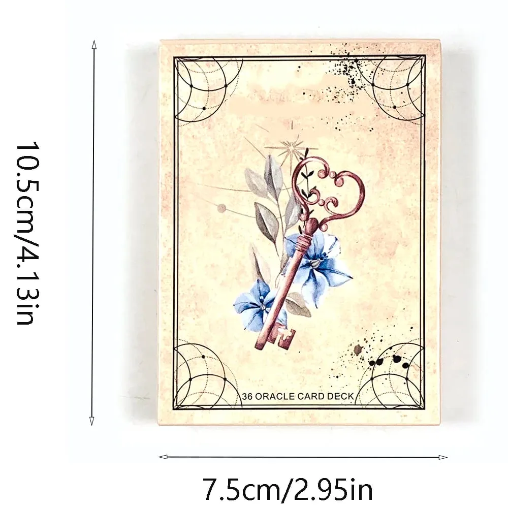 Hot-selling Oracle Cards Board Game English Version 36 Card Deck Beautifully Illustrated Fate Divination Cards Game For Family