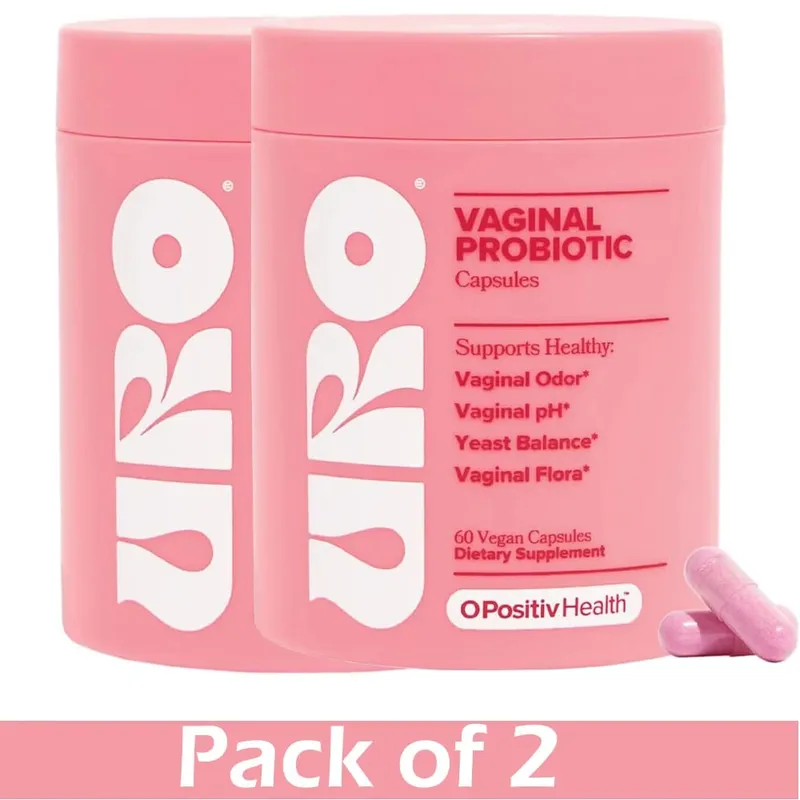 O Positiv Vaginal Probiotics for Women pH Balance Vaginal Odor & Flora - Vaginal Healthy Supplement - 60 Vegan Capsules