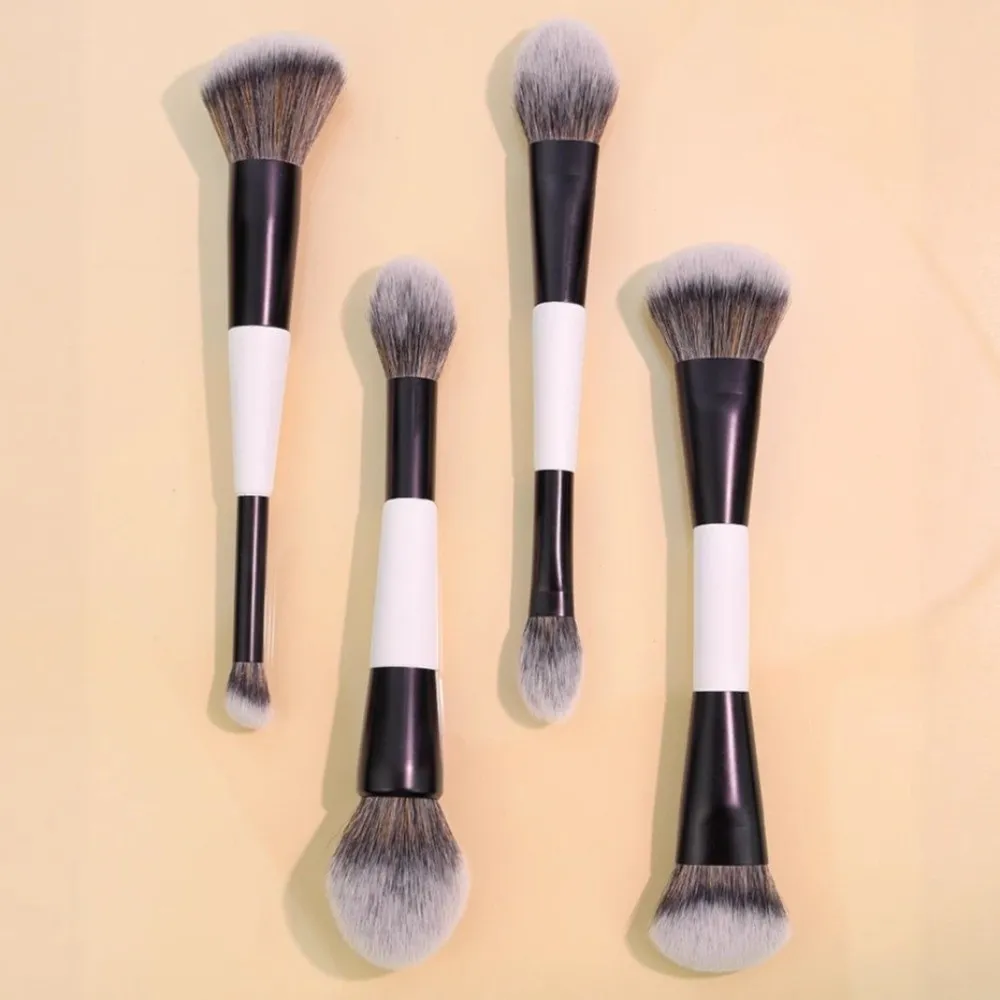 Dual-Ended F4 Contour Face Brush High Coverage Multi-purpose Eyeshadow Concealer Brushes Cosmetic Beauty Powder Blush Brush