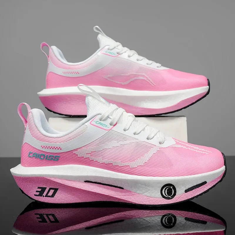 Running Shoes Men Carbon Board Sports Marathon Breathable Lightweight Women's Comfy Athletic Antiskid Sneakers Casual 2026 New