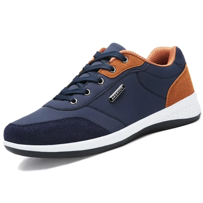 Novo tênis de corrida masculino de couro à prova dwaterproof água atlético homem resistente ao desgaste sapatos esportivos confortáveis ​​sapatos masculinos