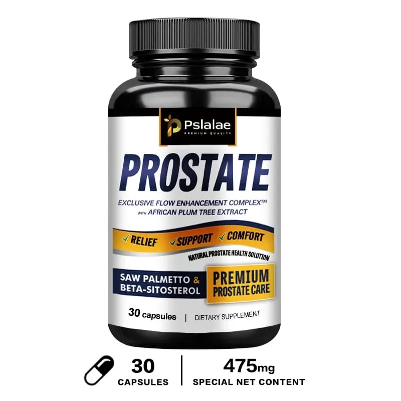Prostate 3-Pack Saw Palmetto and Beta Sitosterol Supplements Healthy Support Size Supports Urinary Relief and Bladder Control