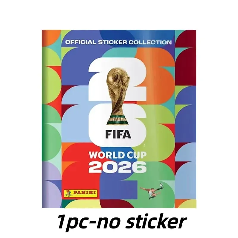 Panini 2026 FIFA World Cup Official Sticker Collection Box - Licensed Full Box with Sticker Album Authentic Football Player