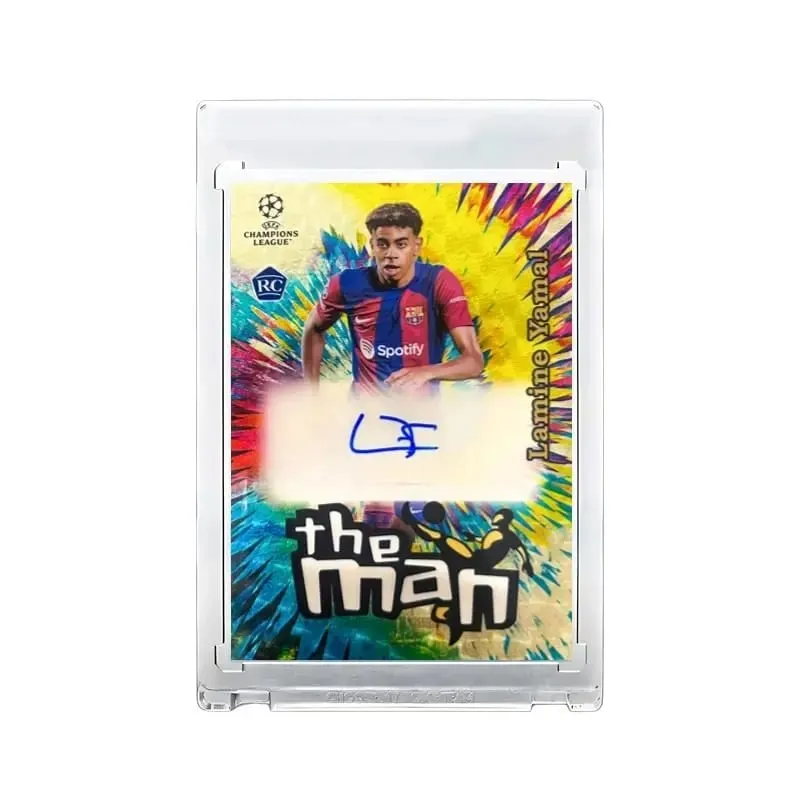 DIY All-Star Soccer Cards Set Featuring Messi Ronaldo & Mbappé Ultimate Birthday Gift Box for Football Boys Collection Card