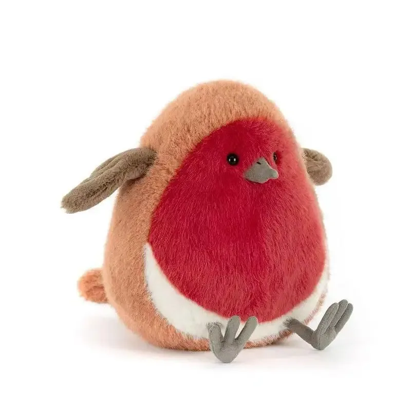 1Pcs Pet Companion Toy Ornaments Parrot Fat Pigeon Bird Plush Doll Toy Christmas Birthday Girl Gift