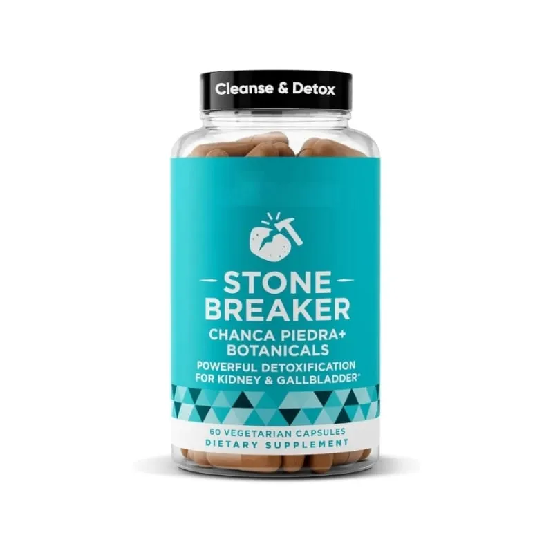 Chanca Piedra Stone Breaker with Celery Seed & Parsley Daily for Kidney Gallbladder Detox Support 60 Vegetarian Capsules