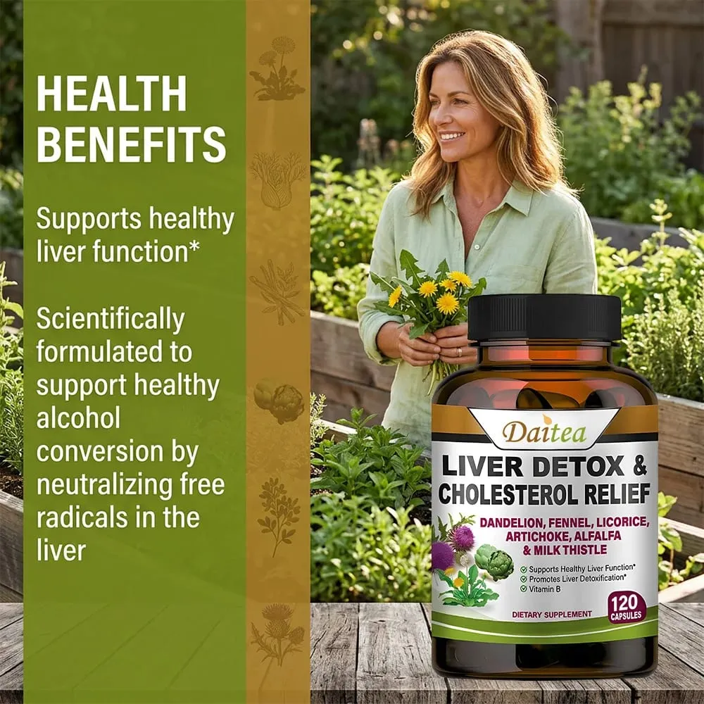 Liver Cleanse Detox & Repair - with Artichoke Dandelion Liver & Kidney Health Liver Cleanse Detox & Repair