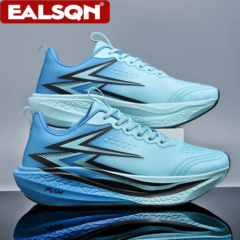 New Running Shoes Men's Speciality Marathon Sports Sneakers Breathable Lightweight Carbon Board Women's Athletic Tennis Non-skid