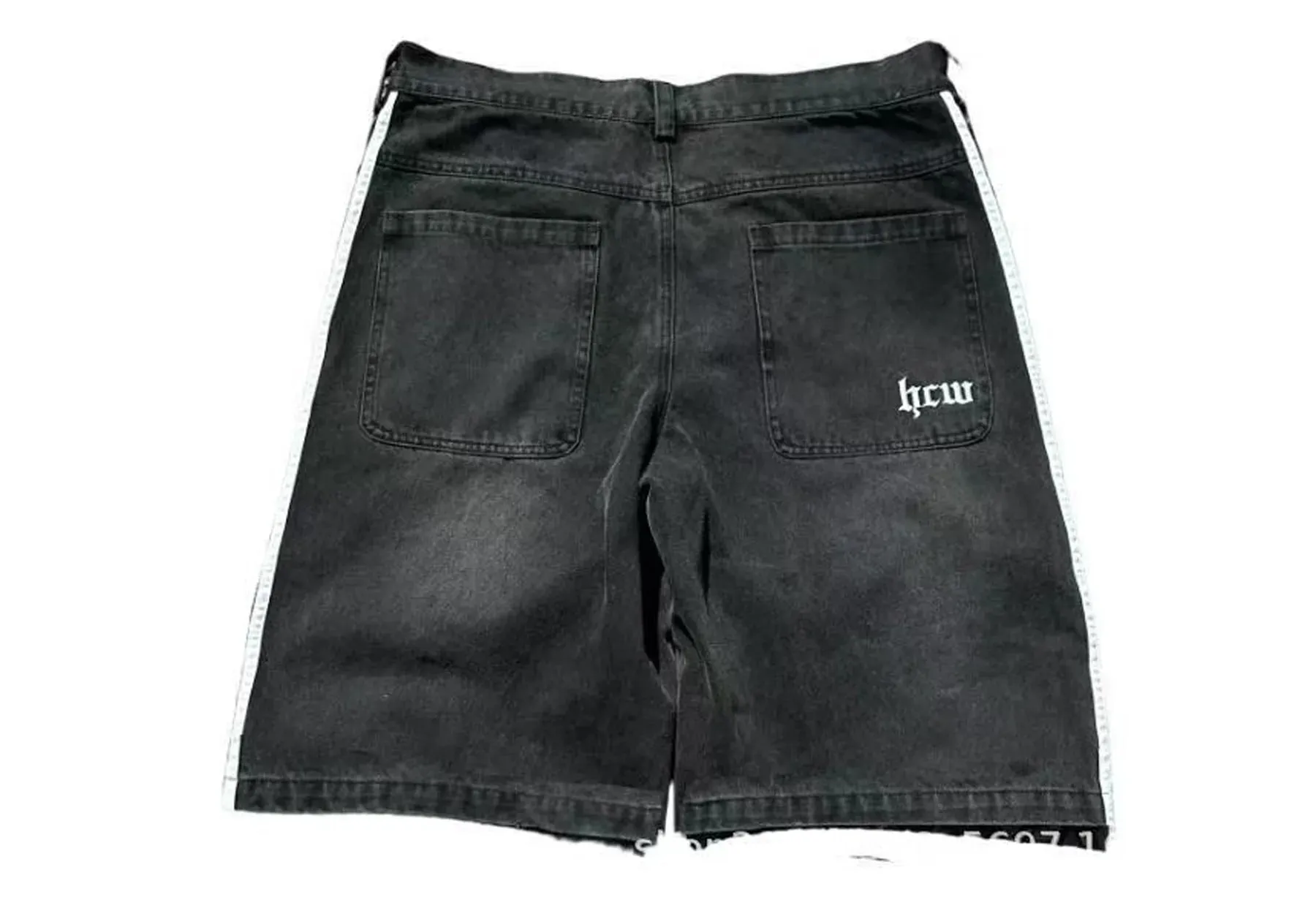 Y2K Striped Baggy Jeans Unisex Wide Leg Denim Pants Hip Hop Streetwear Casual High Quality Embroidered Jeans For Men Women