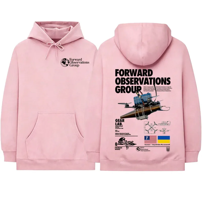 Forward Observations Group Hoodies Men Women Clothing Fashion Casual Oversized Long Sleeves Hooded Sweatshirts Hoodie Streetwear